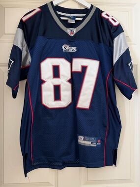 Rob Gronkowski New England Patriots NFL Nike OnField Football Jersey #87 size 48
